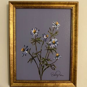 Framed Floral Print